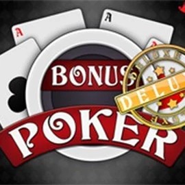 Bonus Poker Deluxe - 3 Hands slot logo by RTG (Reel Time Gaming) at Jugabet Casino