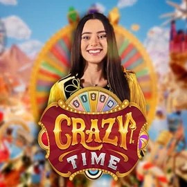 Crazy Time logo by Evolution at Jugabet CasinoCrazy Time