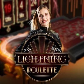 Lightning Roulette logo – Live Casino by Evolution at Jugabet Casino