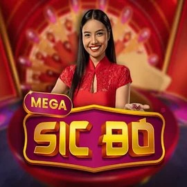 Mega Sic Bo online game logo by Pragmatic Play on jugabetcasino.bet